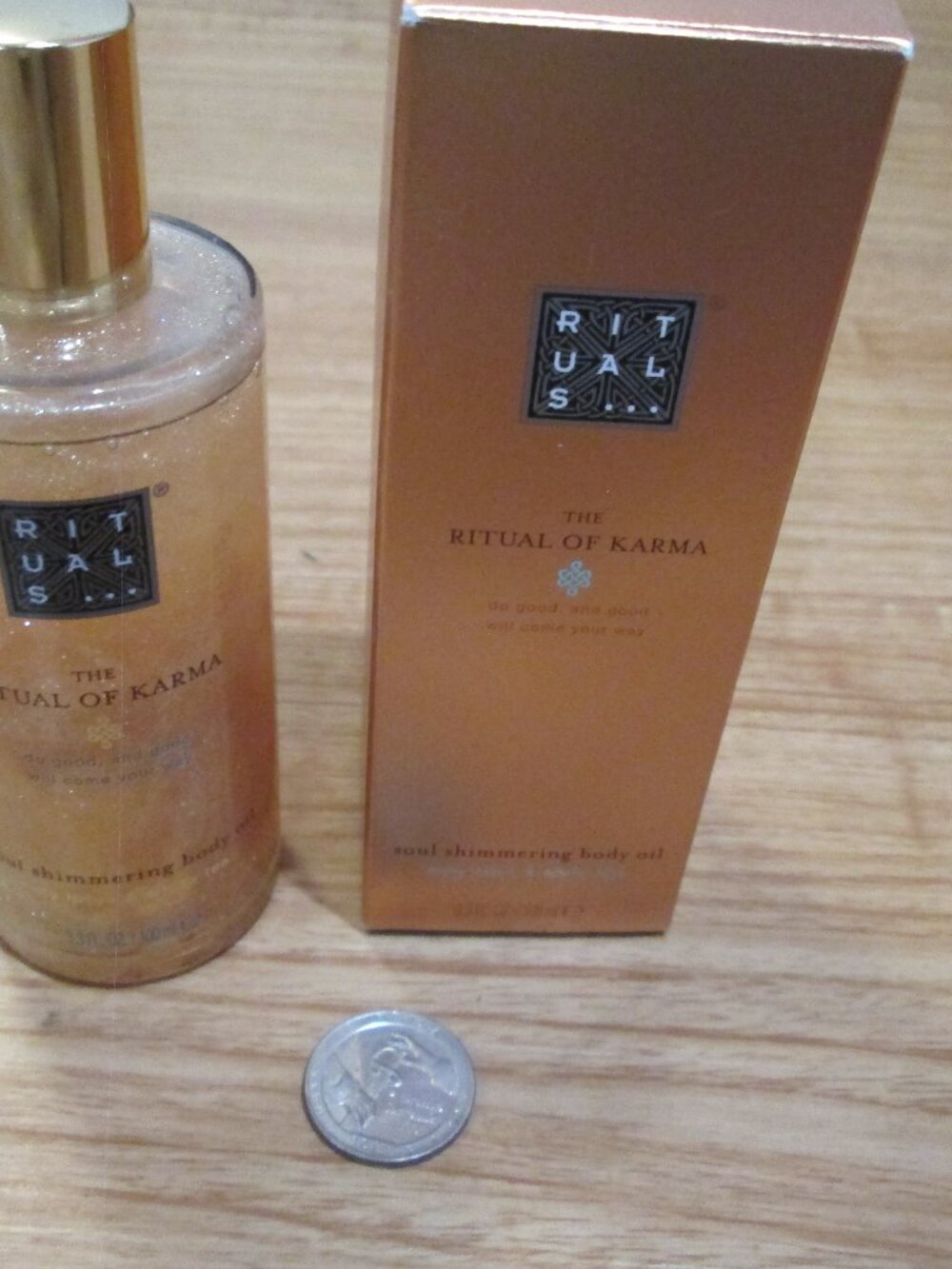 Rituals Of Karma Soul Shimmering body oil Holy Lotus & White tea HTF! Europe!
